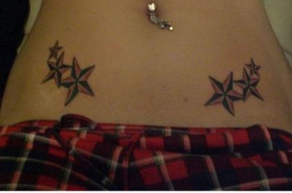 Stars Tat For Girl